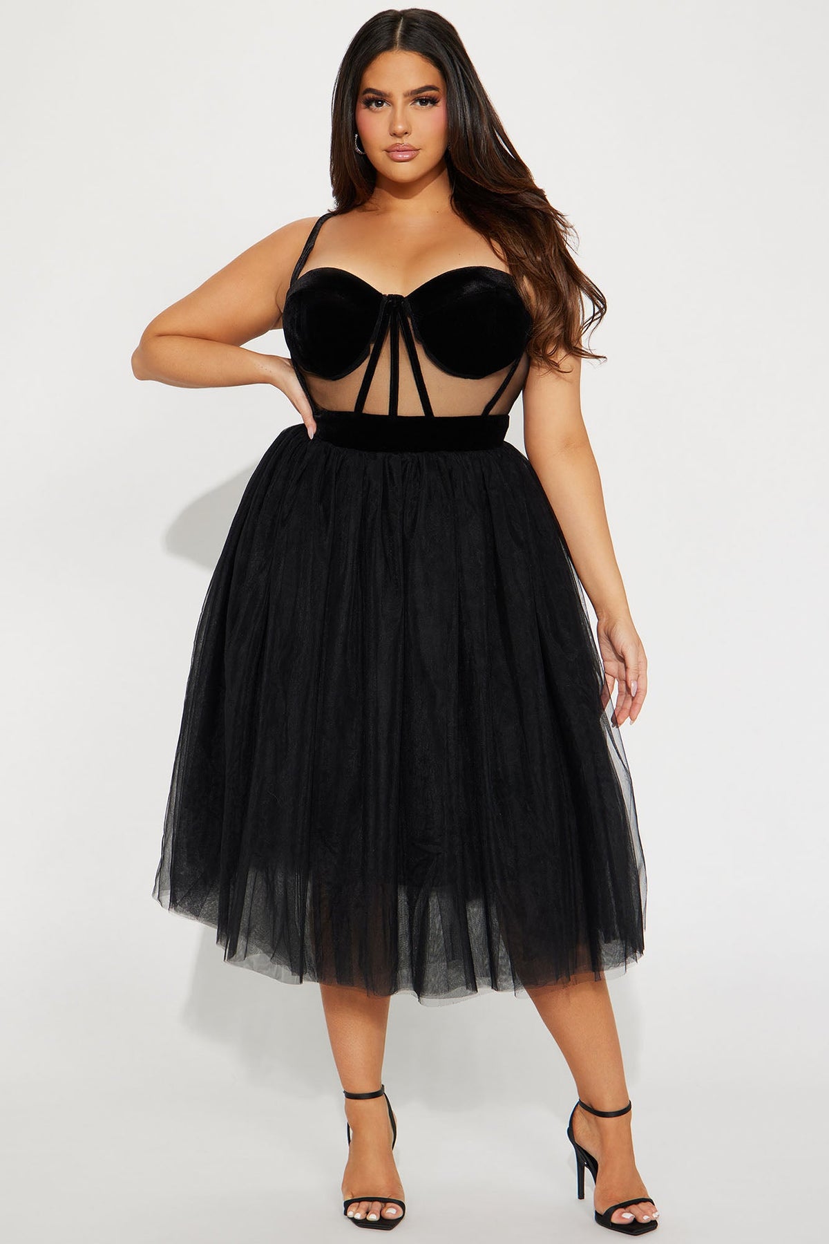 Royal Fantasy Tulle Gown - Black