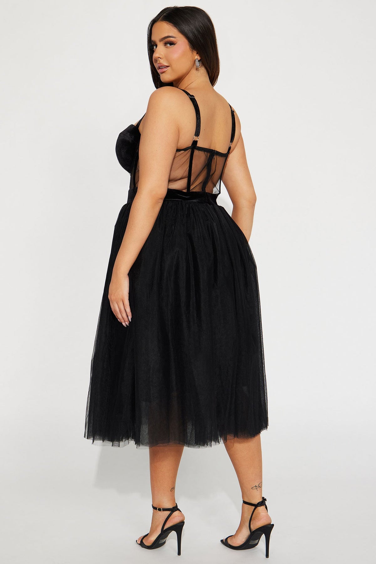 Royal Fantasy Tulle Gown - Black