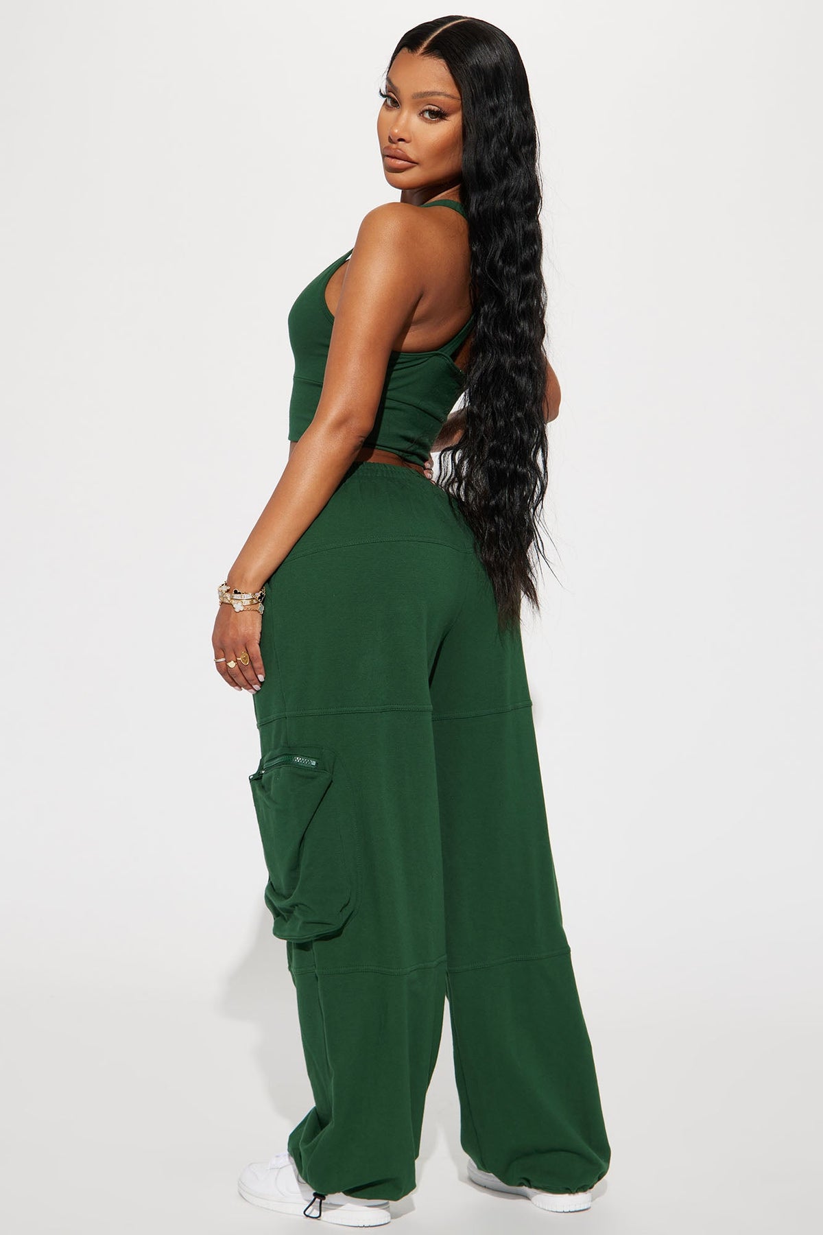 Gone Again Jogger Set  - Green