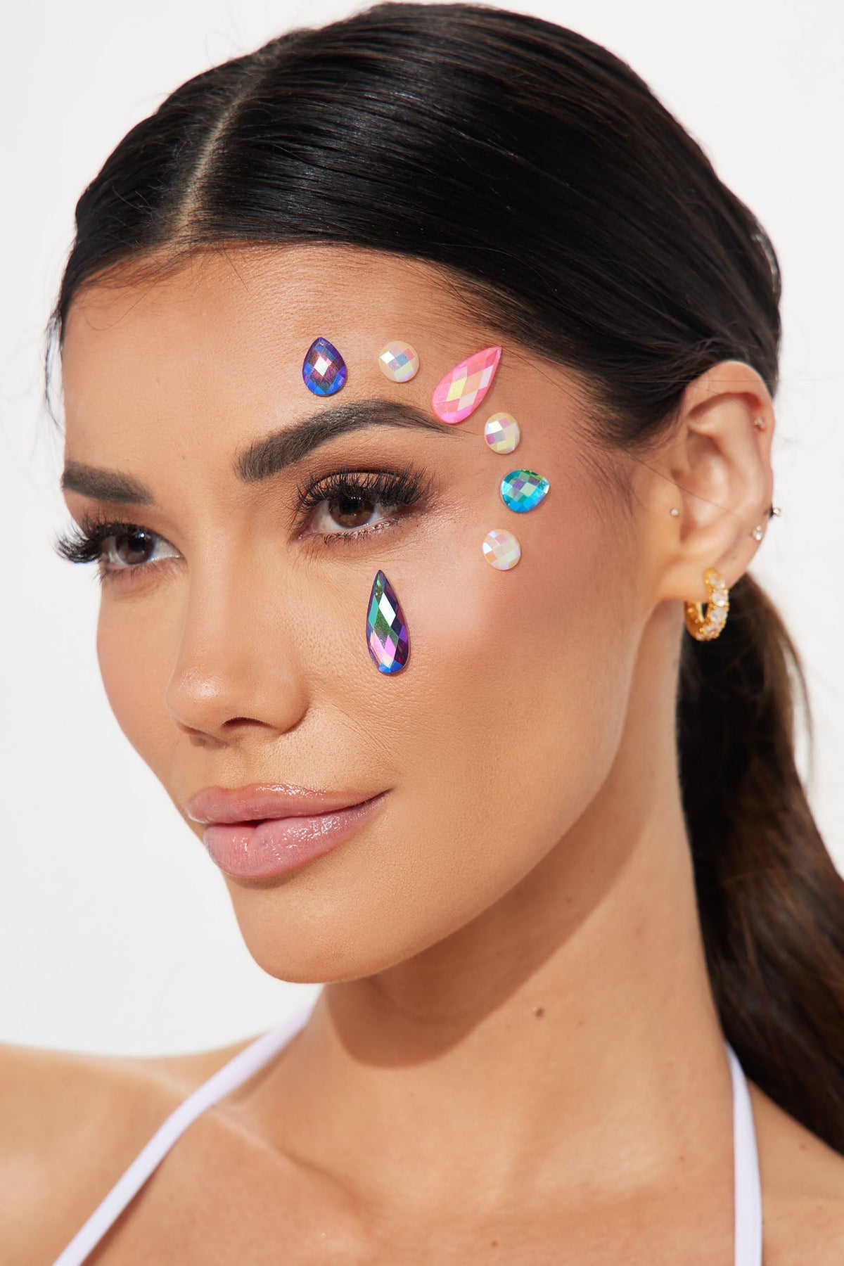 Pastel Princess Loose Face And Body Jewels - Iridescent