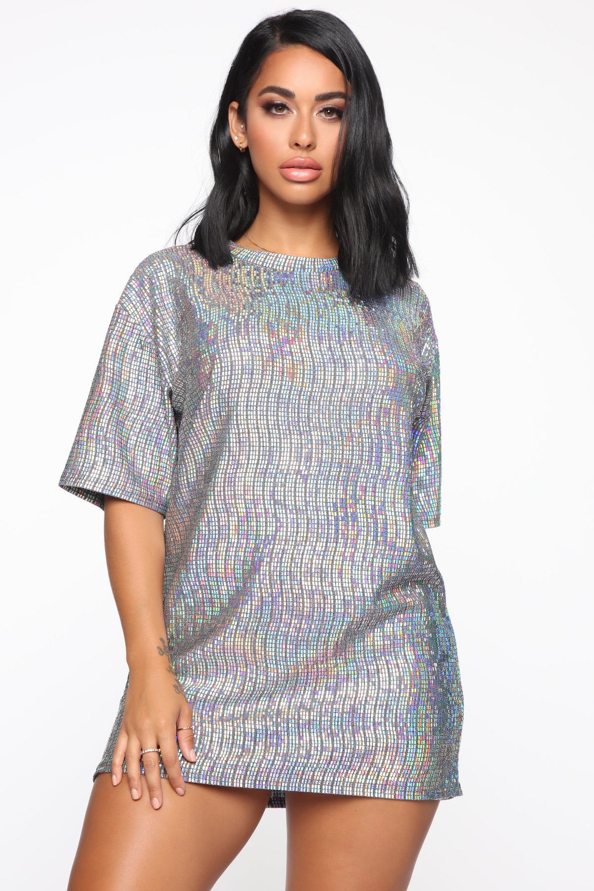 Making Memories T Shirt Dress - Hologram