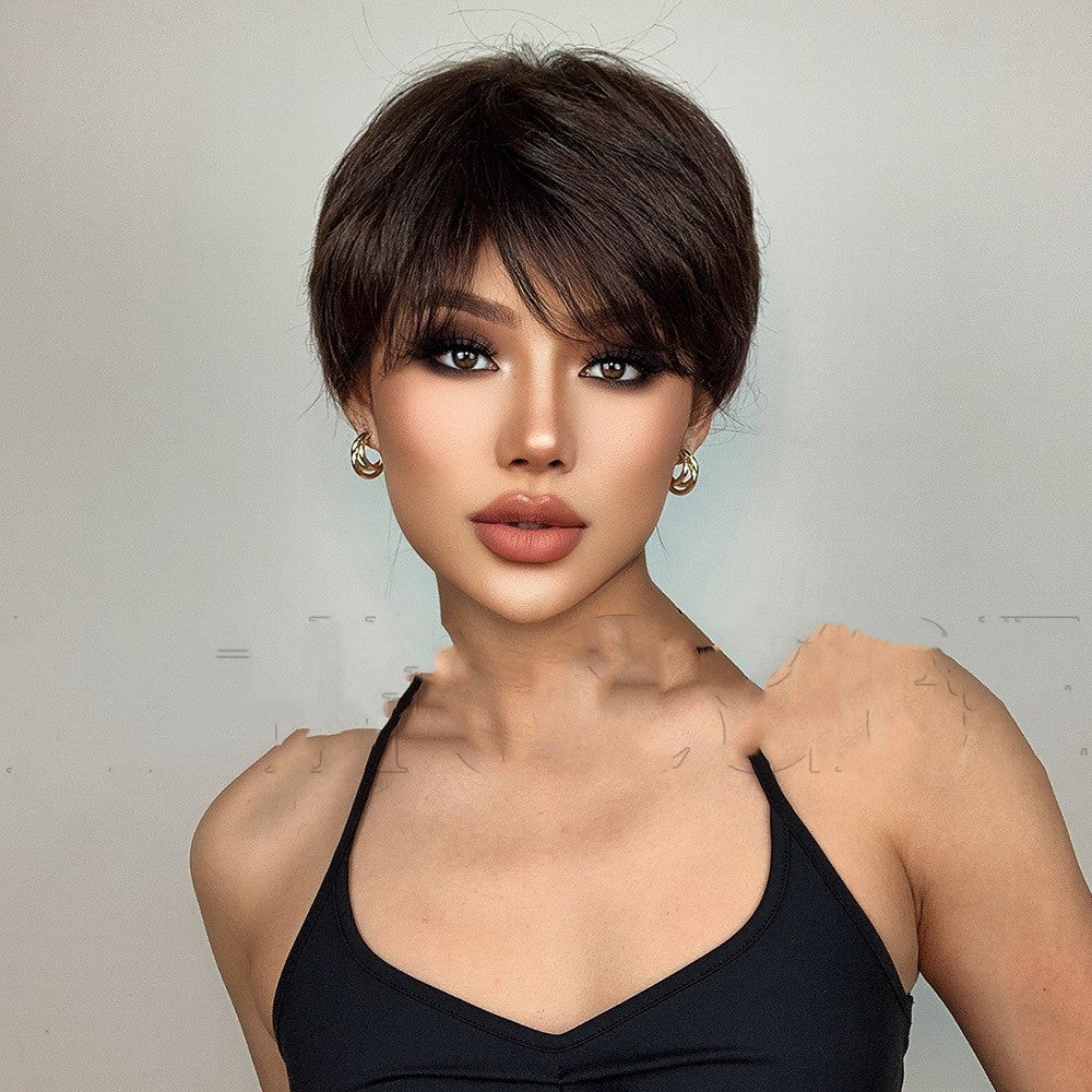 Short Pixie Haircut Five Color Styles Cosplay Wig