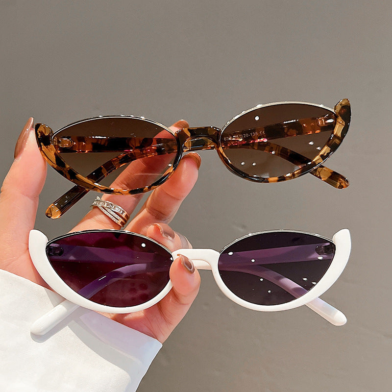 Cat Eye Half Frame Trending Fashion Sunglasses