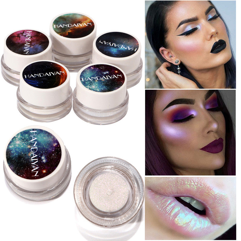 5 Colors Aurora Chameleon Shimmer And Shift Rainbow Highlighting Cream