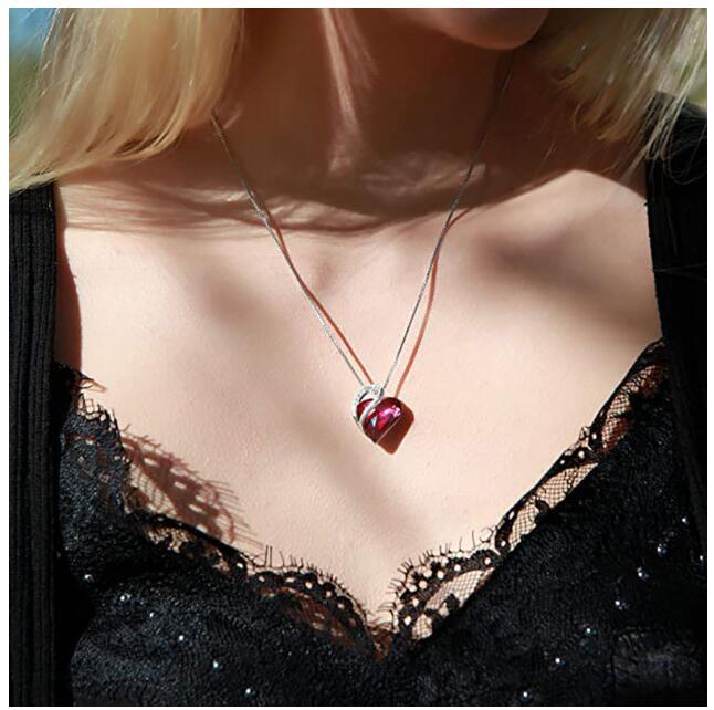 Heart Crystal Clavicle Chain