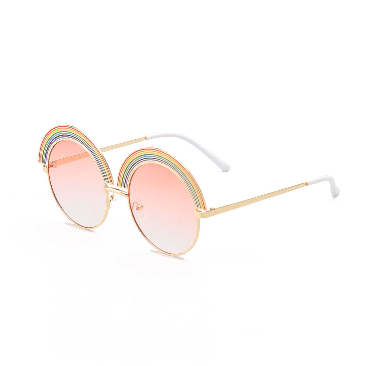 Retro metal rainbow sunglasses