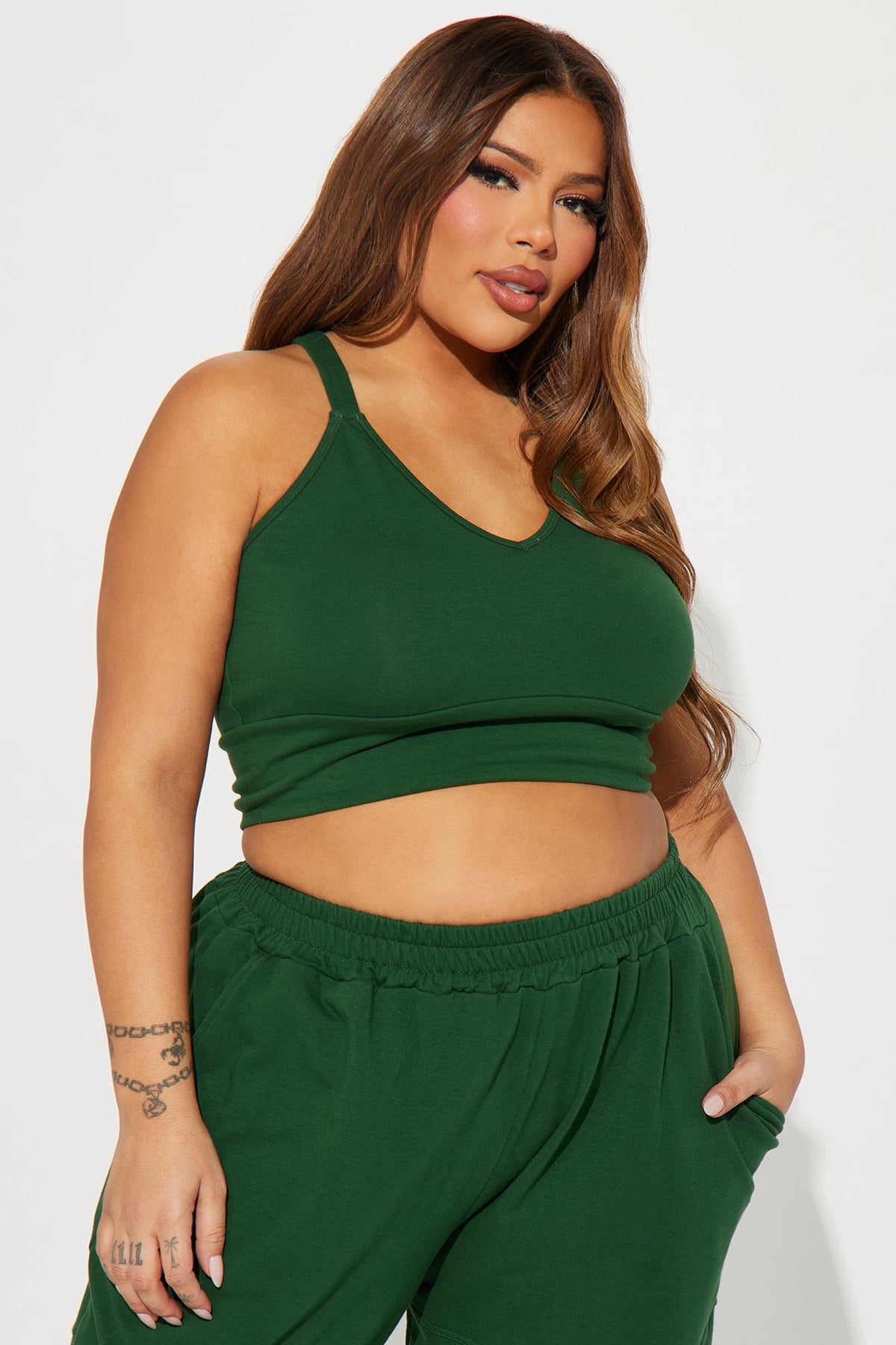 Gone Again Jogger Set  - Green