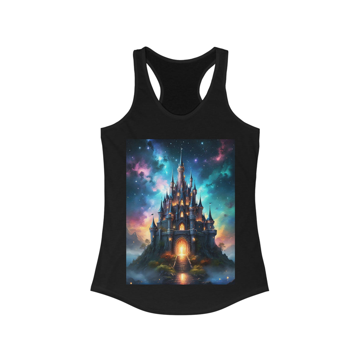 Magical Gothic Castle Women's Ideal Racerback Tank