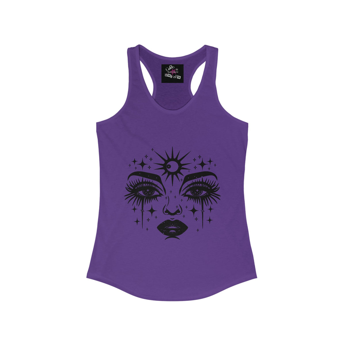 Celestial Faces | Women's Ideal Racerback Tank