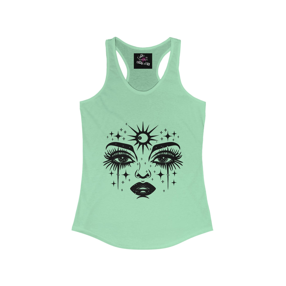 Celestial Faces | Women's Ideal Racerback Tank