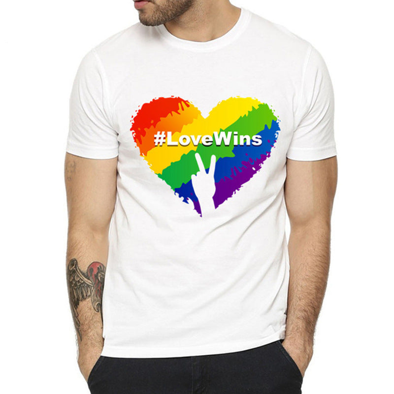 Love Wins short sleeve Graphic Tees