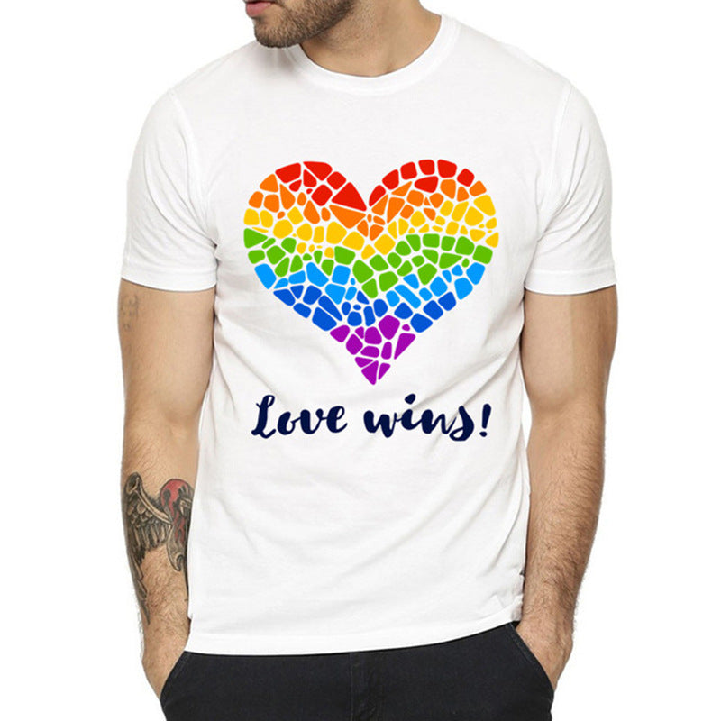 Love Wins short sleeve Graphic Tees