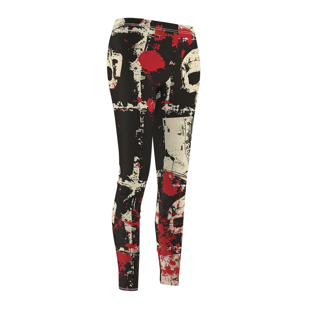 Punk Prints Two | Goth Unicorn Originals | Women's Cut & Sew Casual Leggings (AOP)