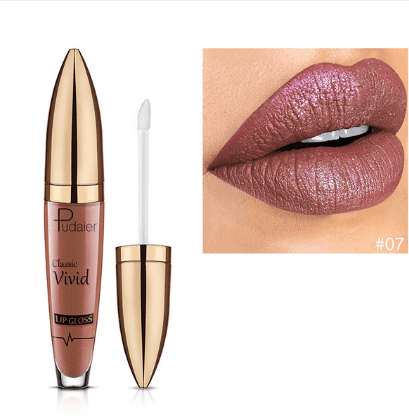 Pudaier matte pearlescent non-stick diamond lip gloss