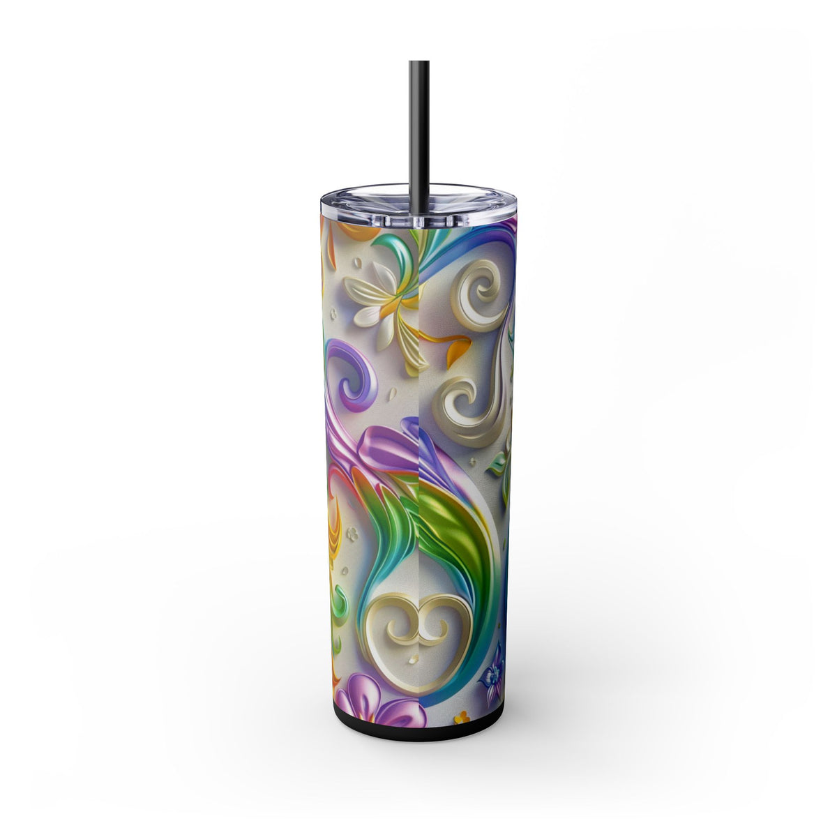 Skinny Tumbler with Straw, 20oz