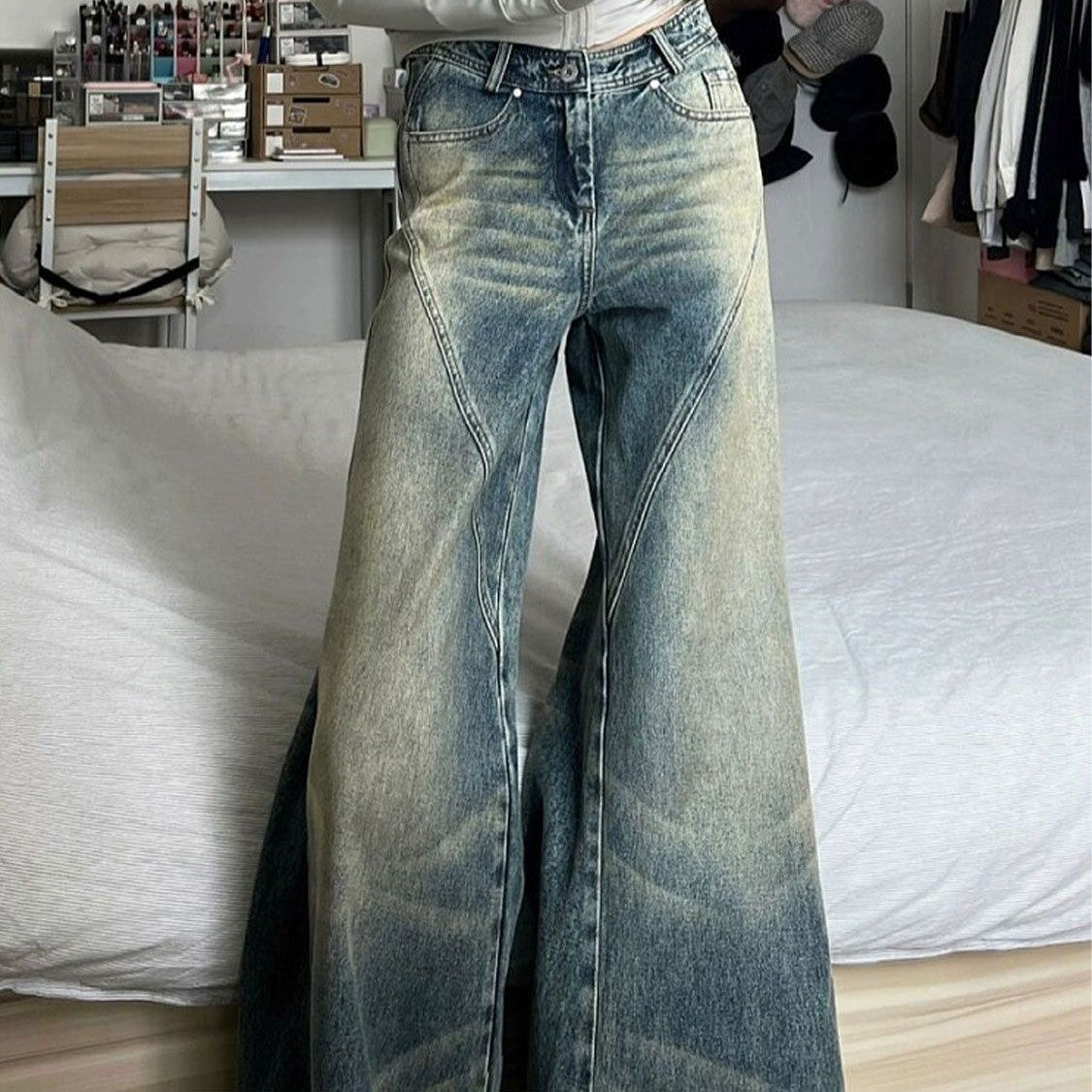 American Retro Hot Girl Low Rise 90’s Street Jeans