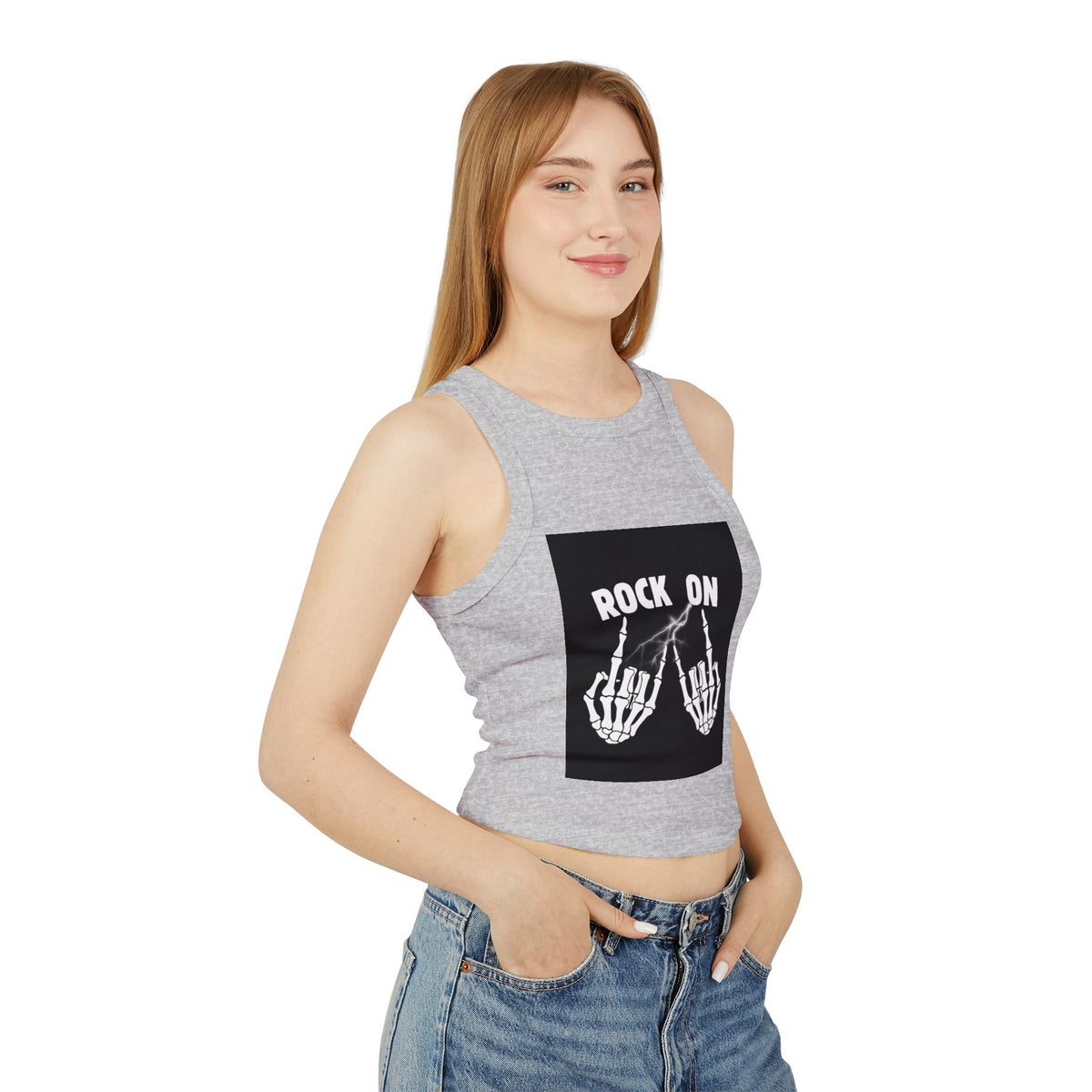 Women's Micro Rib Racer Tank Top