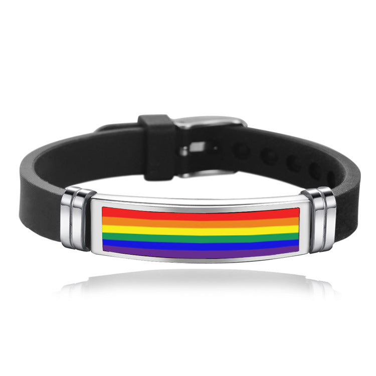 Rainbow Bracelet Buckle Bracelet