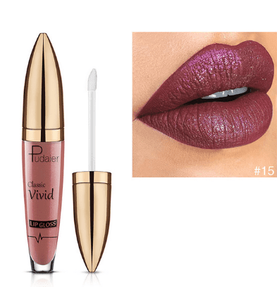 Pudaier matte pearlescent non-stick diamond lip gloss