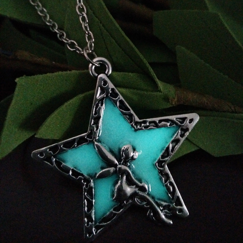 Star Fairy LuminousGlow In The Dark Necklace