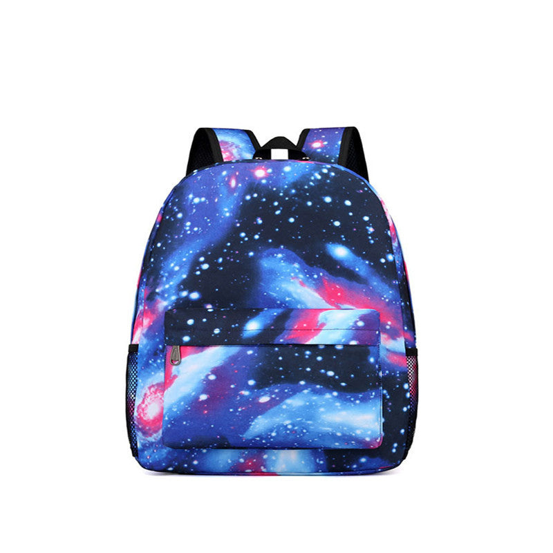 Women's Fashion Casual Starry Sky Canvas Backpack