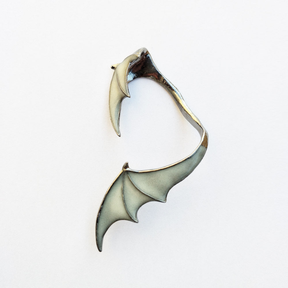 Glow In The Dark Dragon Wing Cuff Style Earring