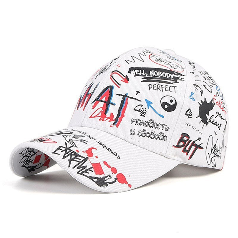 WHAT Graffiti Cap Hip Hop Streetwear Style Fashion Hat