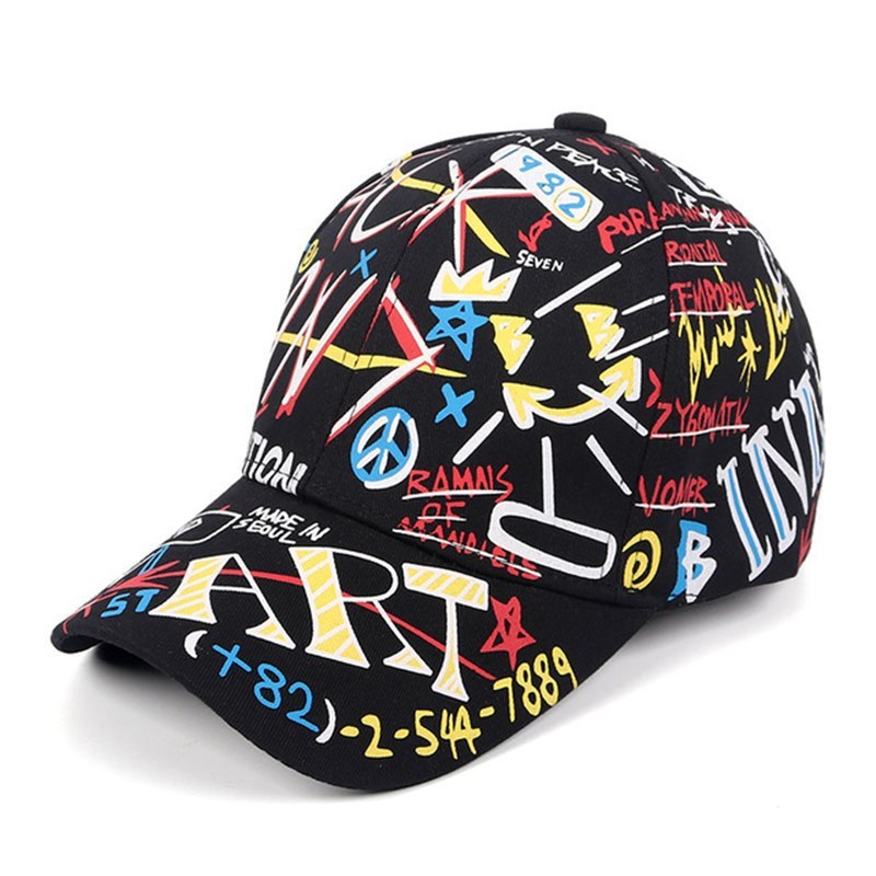 WHAT Graffiti Cap Hip Hop Streetwear Style Fashion Hat