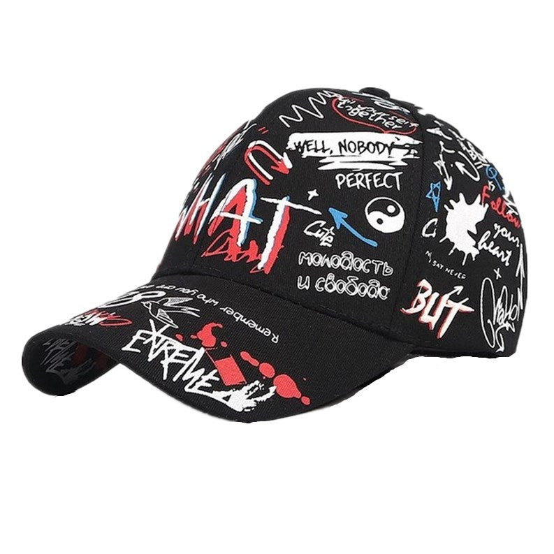 WHAT Graffiti Cap Hip Hop Streetwear Style Fashion Hat