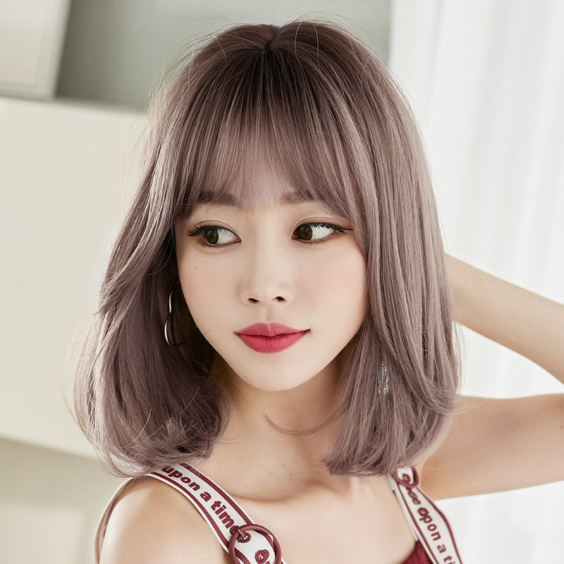 Pear Shaped Bobbed Hairstyle Shoulder-Length Cosplay Wig