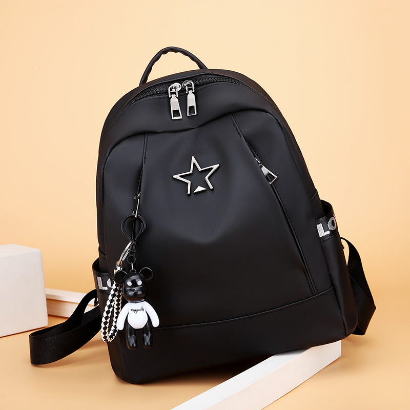 Oxford Cloth Casual School Bag All-match Fashion Lady Backpack Fashion Female Bag