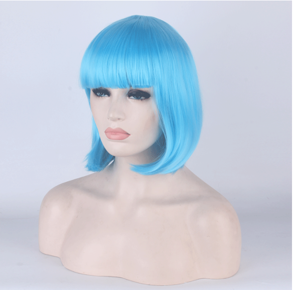 Dyed Short Hair Sharp Bob Cosplay Wig Multiple Options