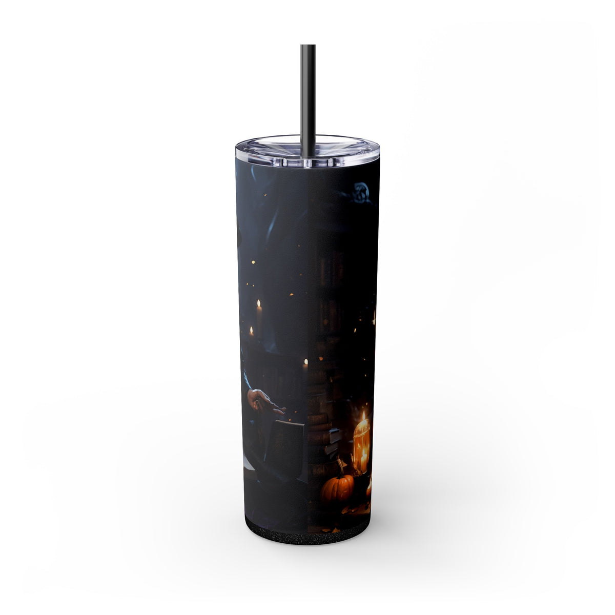 Beautiful Witch Skinny Tumbler with Straw, 20oz