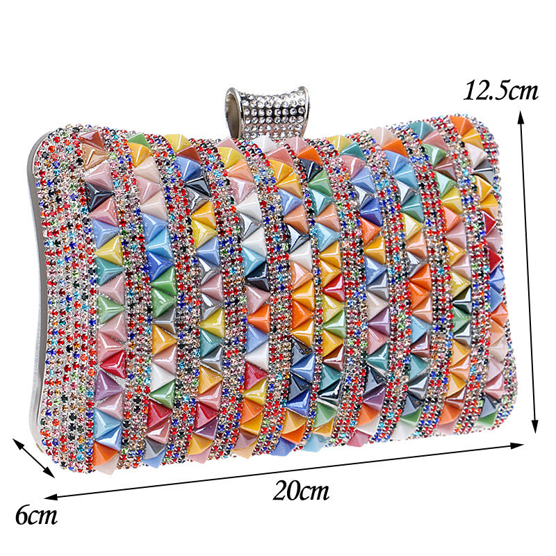 Women's Fashion High-end Rhinestone Banquet Clutch