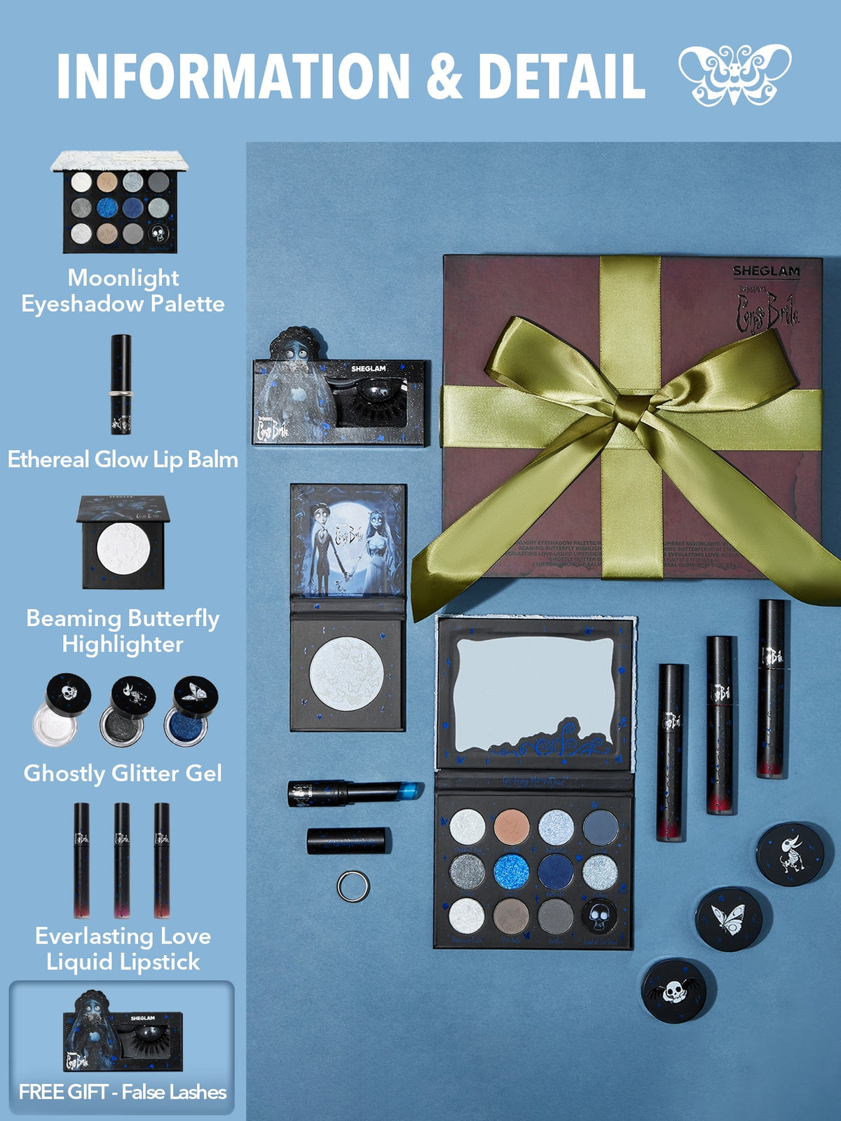 SHEGLAM | Corpse Bride Full Collection Set Sale Gift Makeup Set