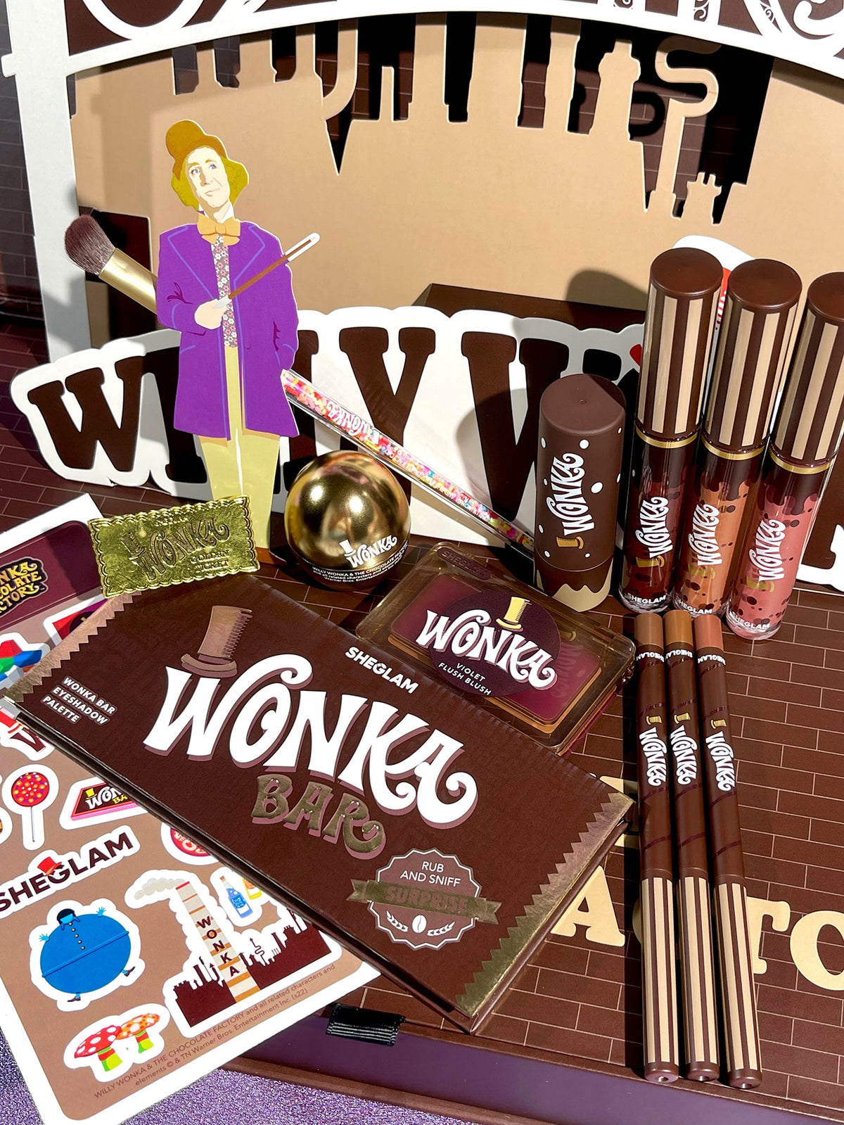 SHEGLAM | Willy wonka Full Collection Set Black Friday Sale Gift Brown Makeup Set