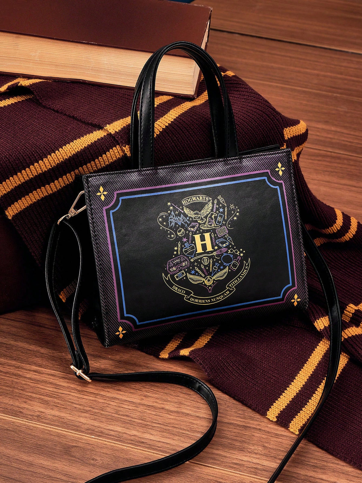 HARRY POTTER X  geometric pattern fashion top-handled bag