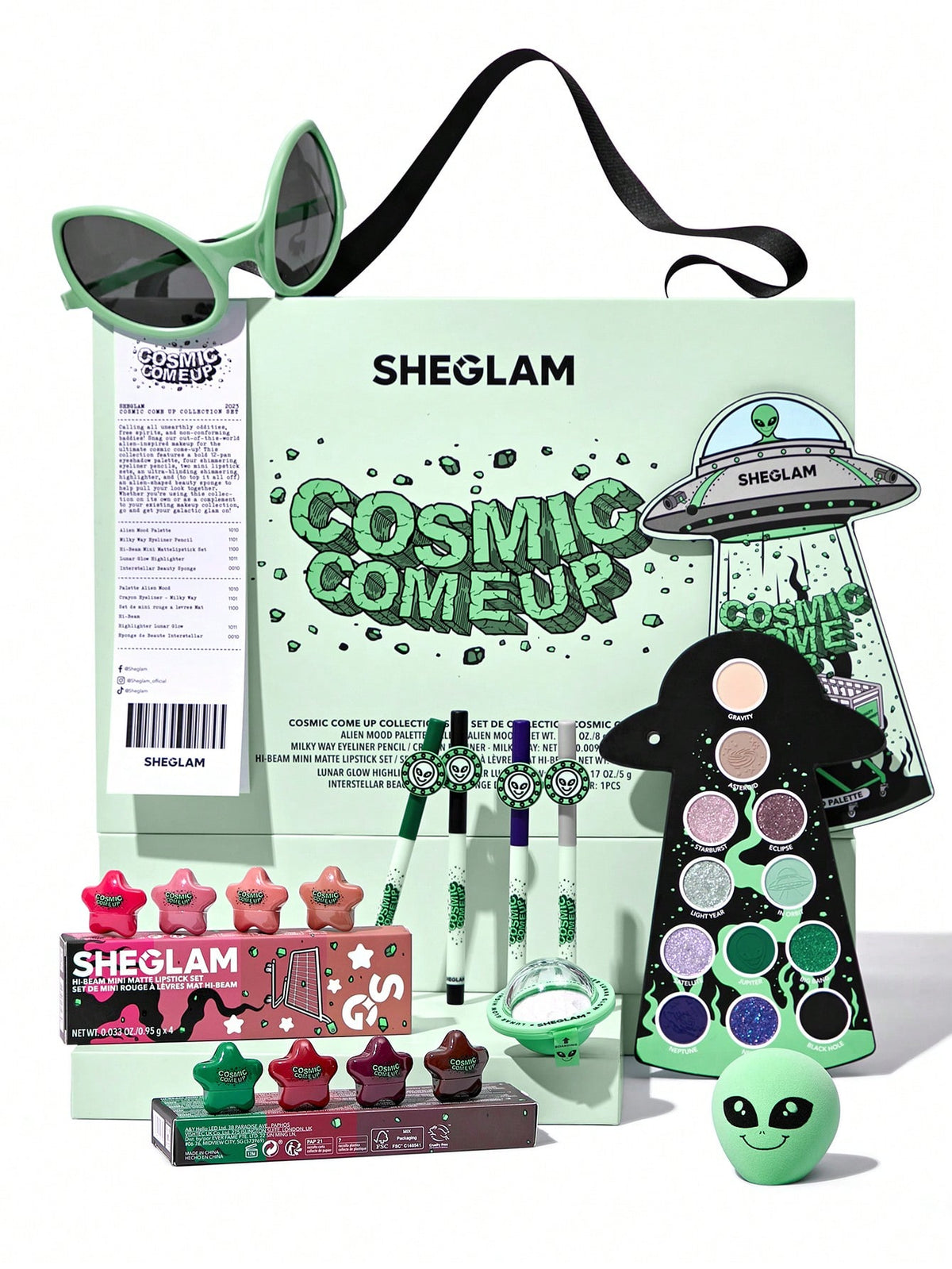 Intergalactic Glamour: SHEGLAM's Cosmic Come-Up Collection - Alien Gothic Makeup Set