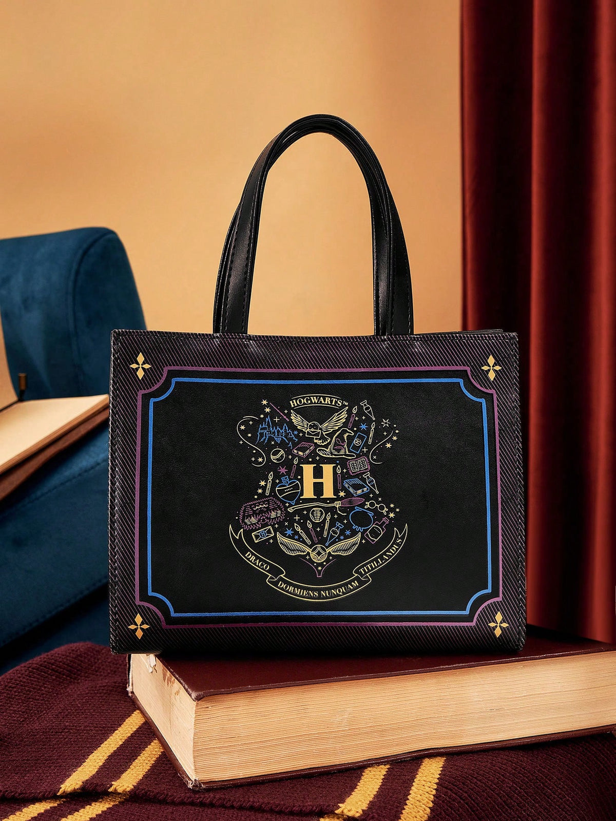 HARRY POTTER X  geometric pattern fashion top-handled bag