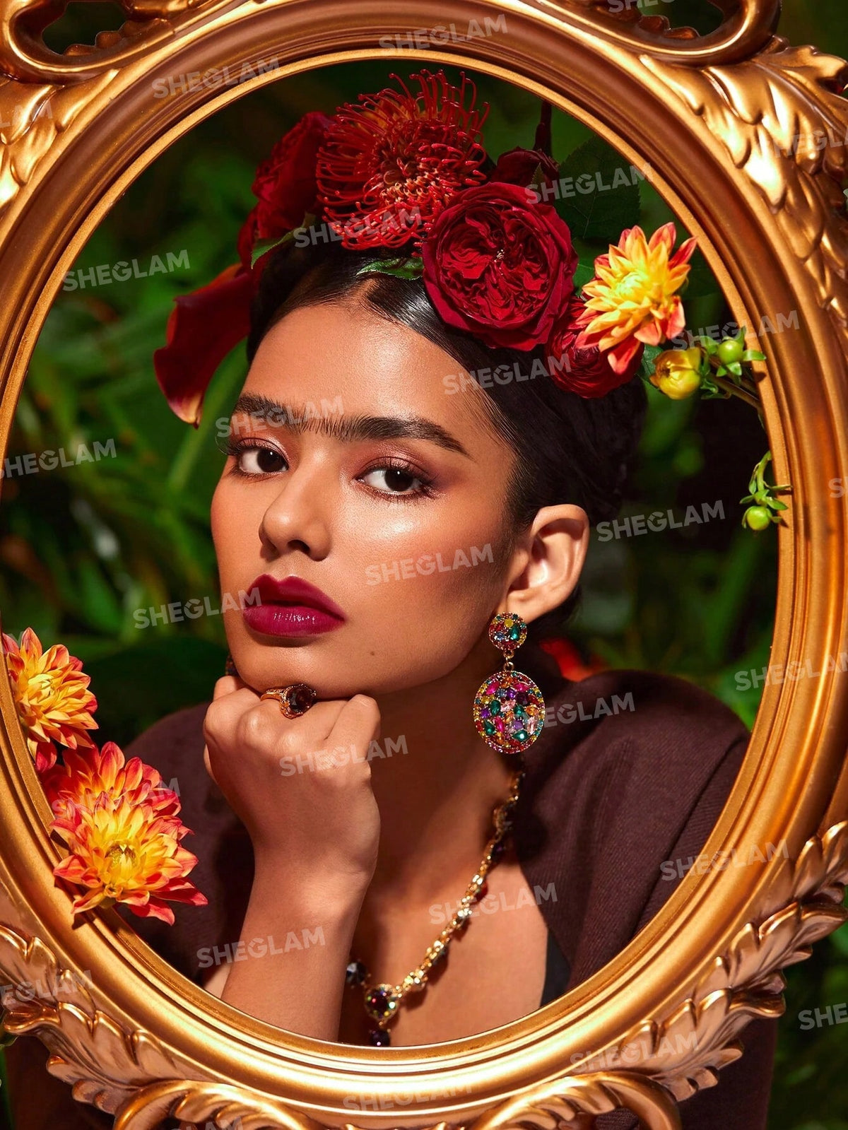 SHEGLAM X Frida Kahlo Collection Set Beauty Makeup Set Black Friday Sale New Years Gift Pink Makeup Set