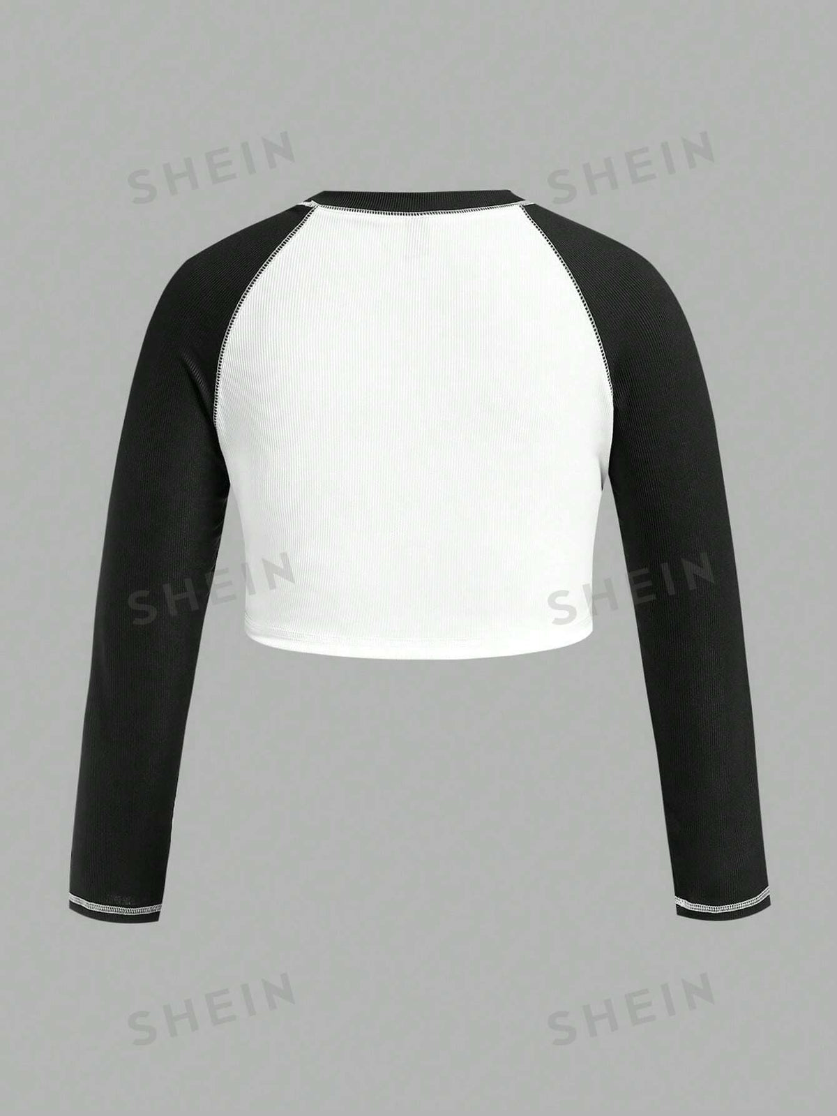 Plus Figure Graphic Raglan Sleeve Tee