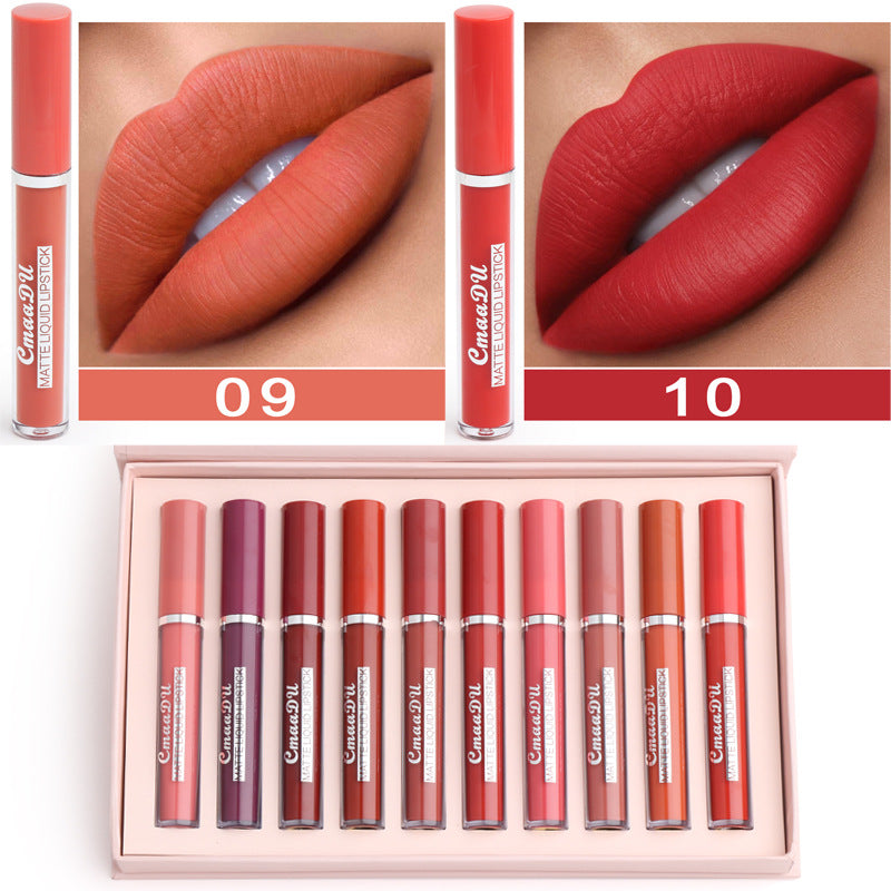 Women's Waterproof Matte Lipstick Liquid Lipstick Set