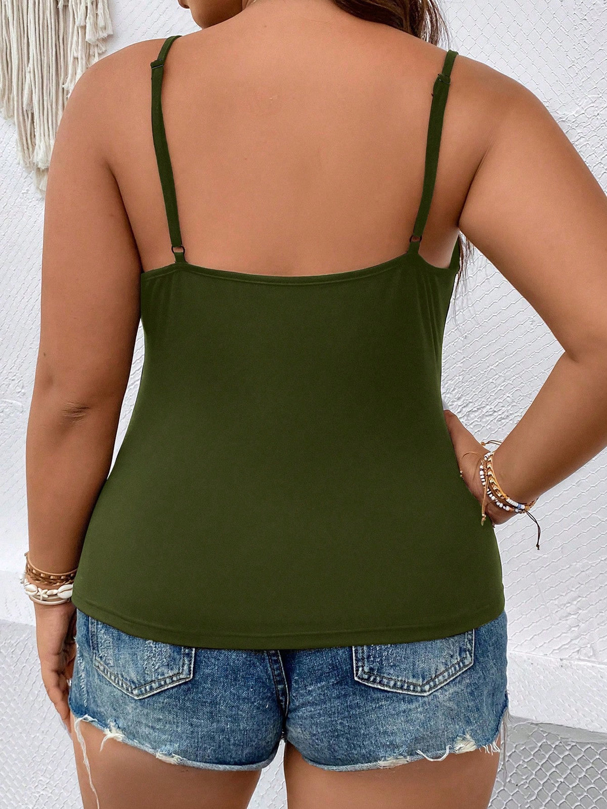 Unity Plus Cut Out Front Cami Top