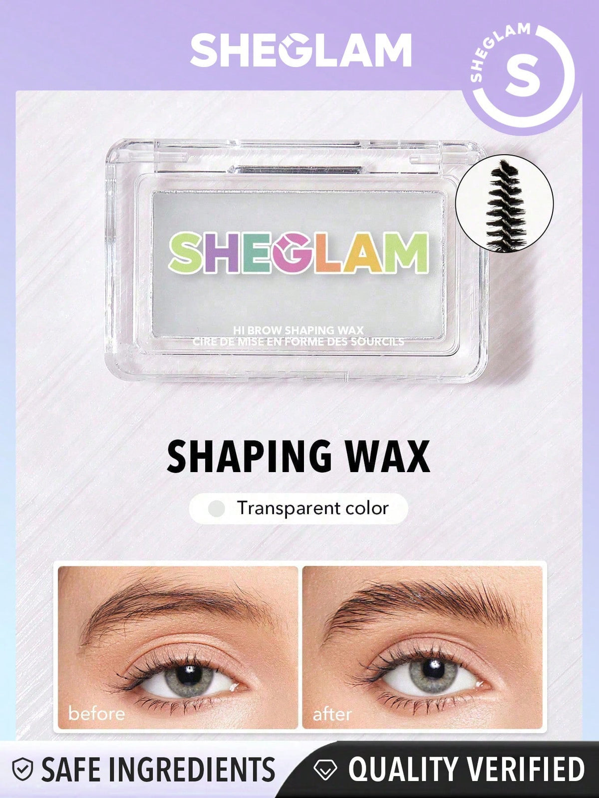 Stay Glam with SHEGLAM: Hi-Brow Shaping Wax and Waterproof Eyebrow Gel