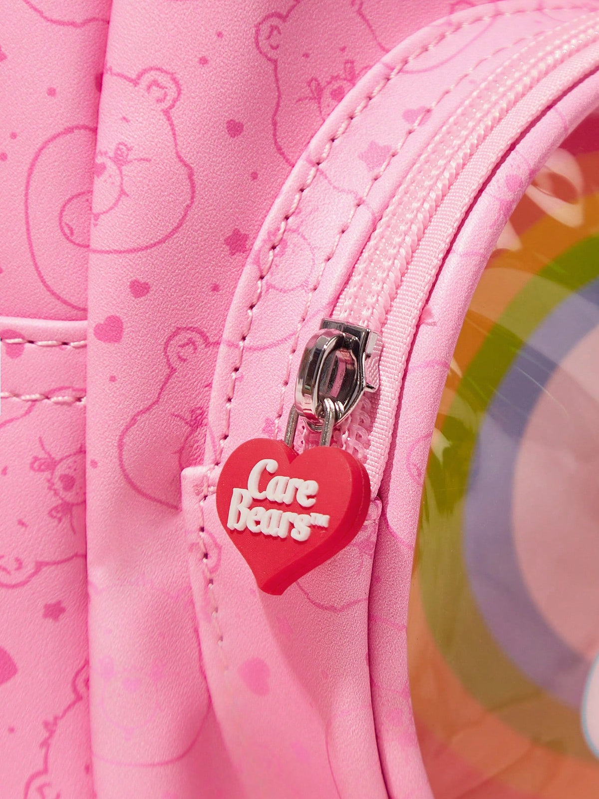 X Care Bears Cartoon Bear & Heart Print Cute Backpack