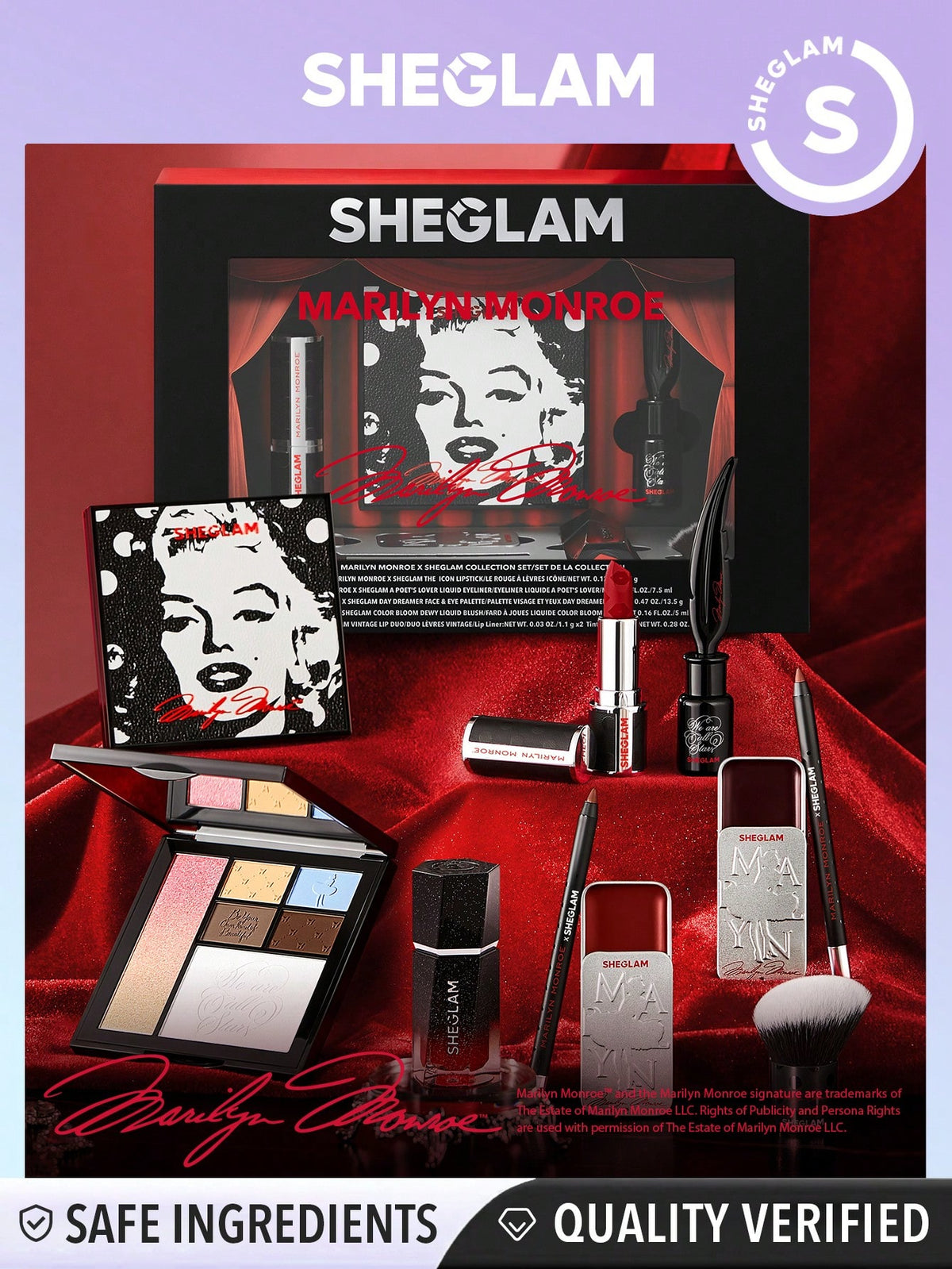 Marilyn Monroe X SHEGLAM Collection Set