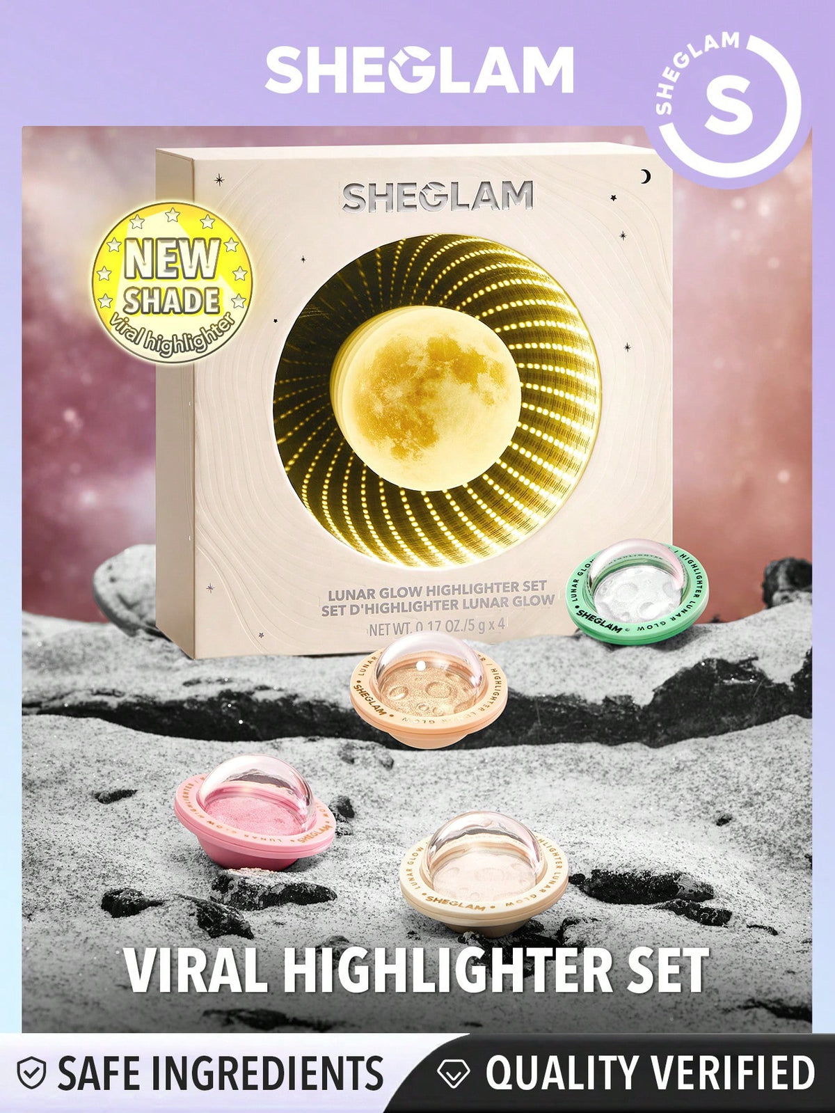 SHEGLAM Lunar Glow Highlighter Set