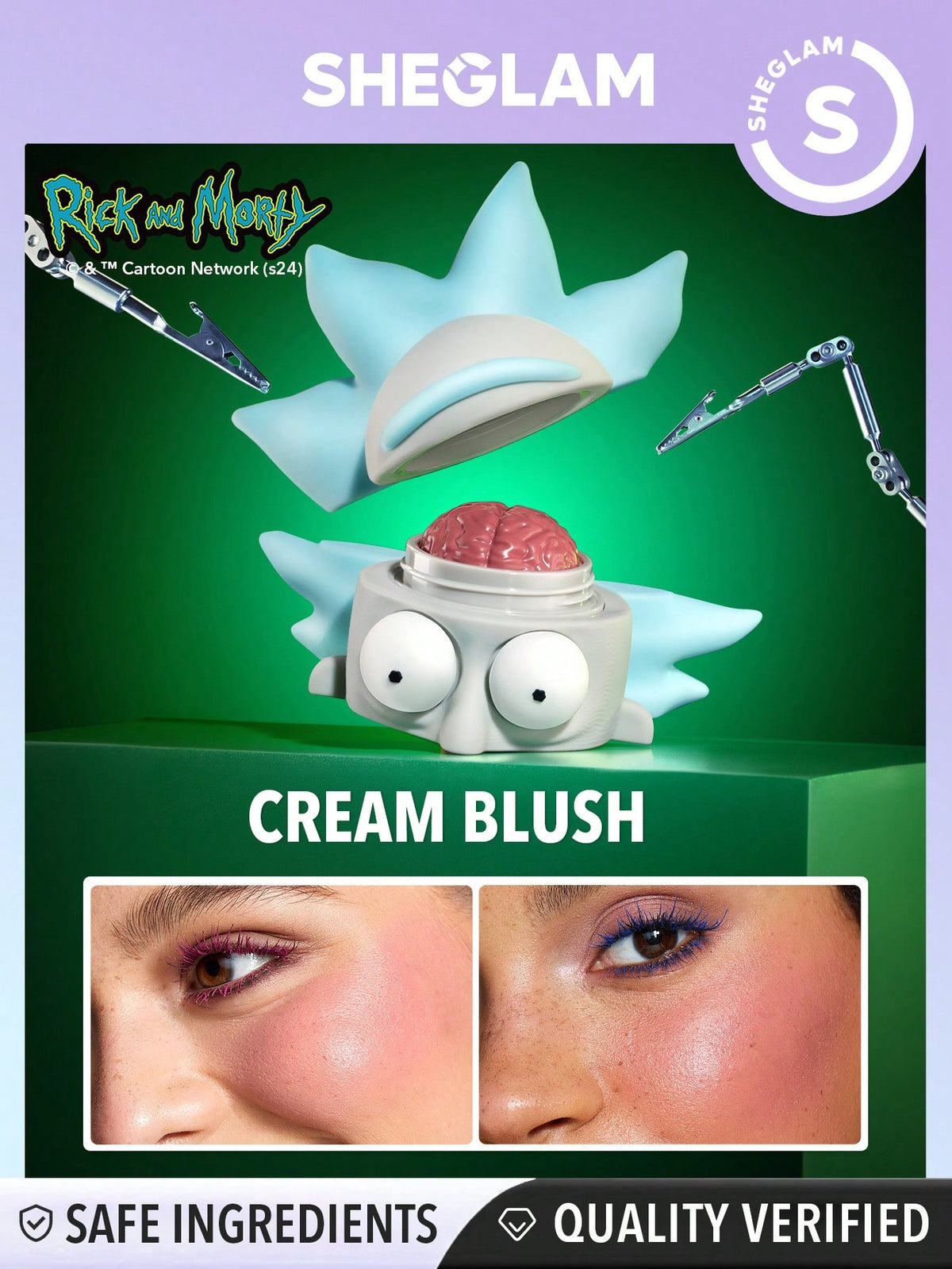 Rick and Morty X SHEGLAM Mr. Sanchez Cream Blush