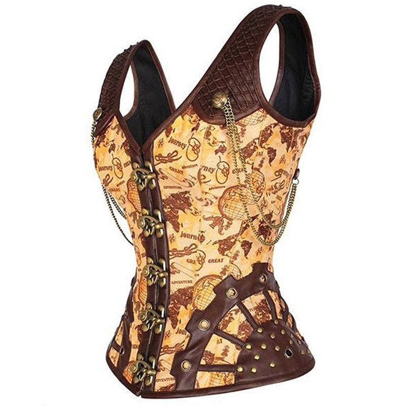 Steel Boning Gothic Steampunk Corset