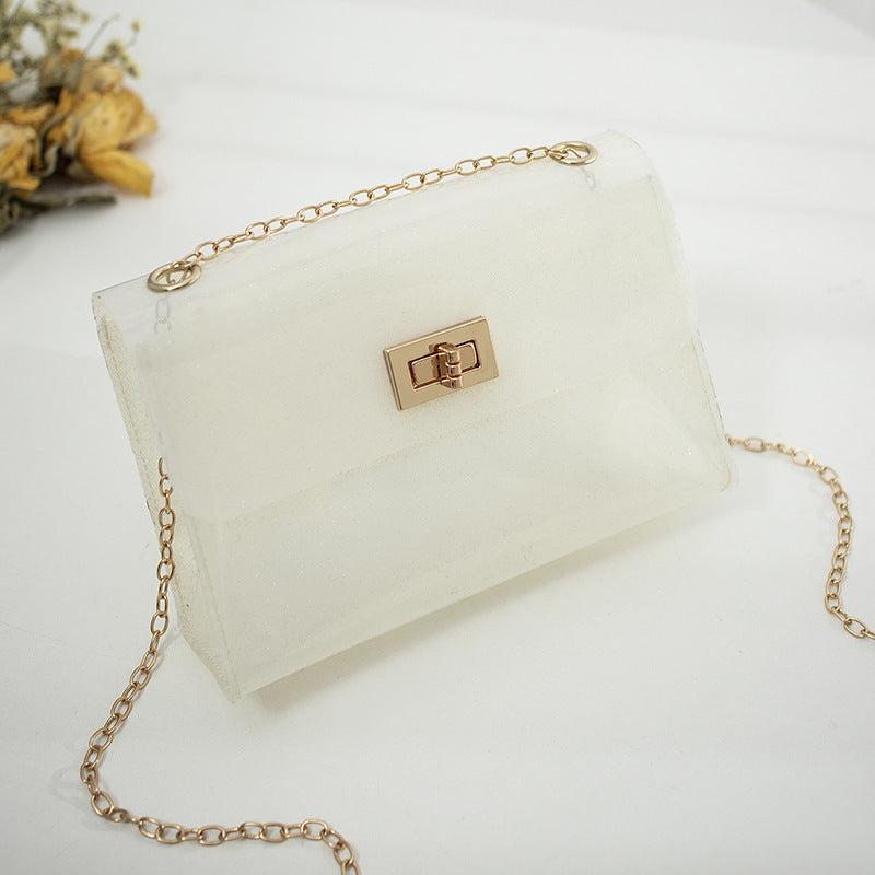 Transparent Mini Cross Body Throwback Jelly Handbag